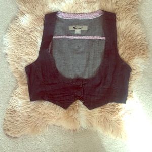 {Donated} 🔔 Cropped Denim Vest
